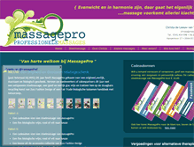 Tablet Screenshot of massagepro.nl